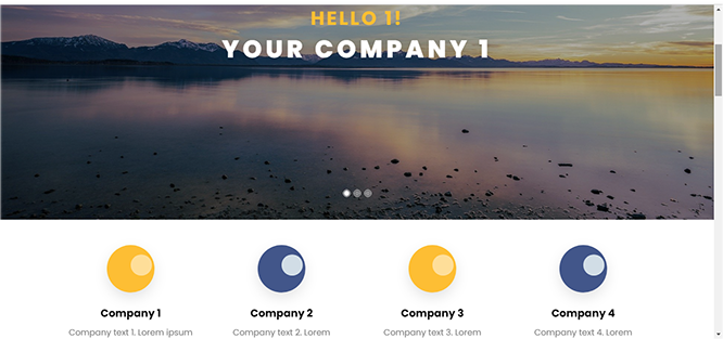 Site template K for Site Creator