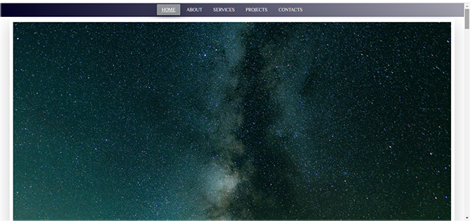 Site template B for Site Creator